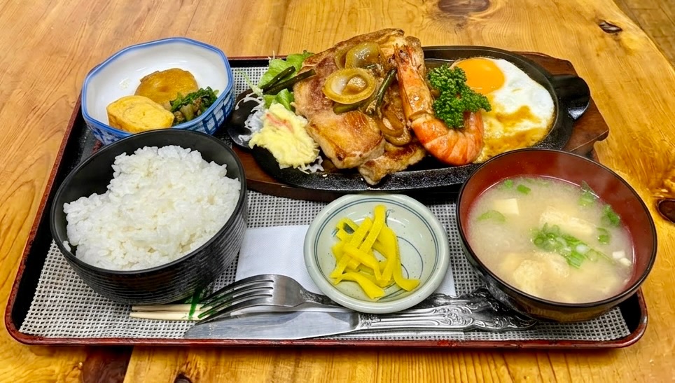 ポークステーキ定食
