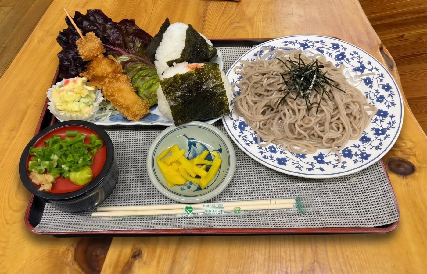 ざるそばセット